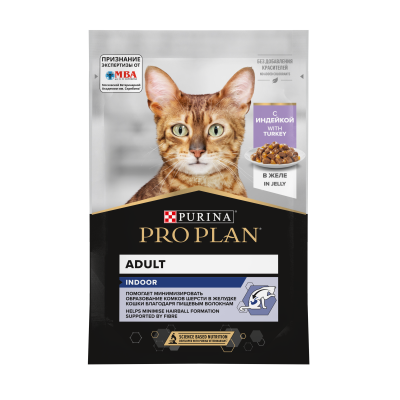 PRO PLAN® NUTRISAVOUR® ADULT для взрослых кошек, с индейкой в желе