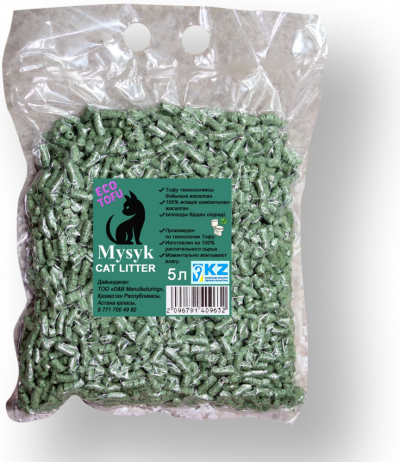 Наполнитель для кошачьего туалета древесный «Mysyk»