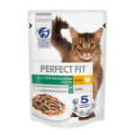 PERFECT FIT™ в соусе с курицей для стерилизованных кошек
