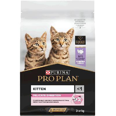 PRO PLAN® DELICATE для котят с индейкой