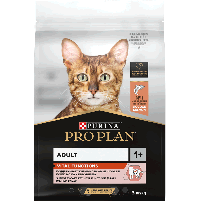 PRO PLAN® ORIGINAL ADULT для взрослых кошек, с лососем