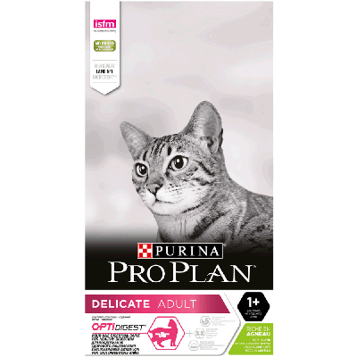 PRO PLAN® DELICATE для взрослых кошек с ягненком