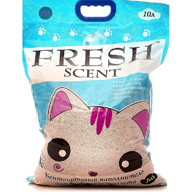 Fresh Scent Наполнитель комкующийся, 10 л